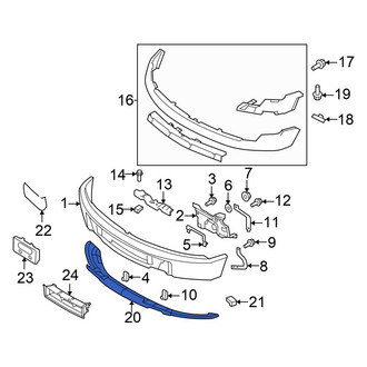 Ford OE - Front Valance Panel