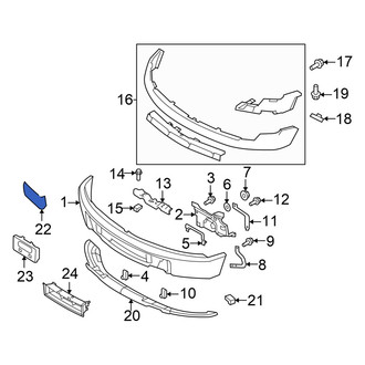 Ford OE - Front Jack Plug Cover