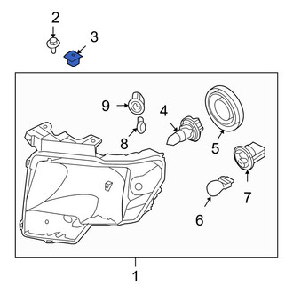 Ford OE - Headlight Mounting Nut