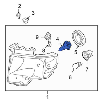 Ford OE - Front Headlight Bulb