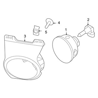 Ford OE - Front Lamps - Fog Lamps (FX2 / FX4 / Harley-Davidson Edition / King Ranch / Lariat / Lariat Limited / Platinum / STX / XL / XLT)