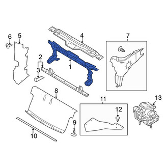 Ford OE - Front Radiator Support Panel
