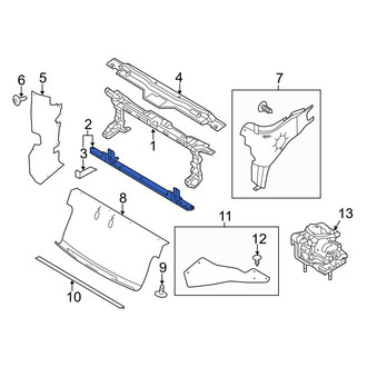 Ford OE - Front Lower Radiator Support Tie Bar