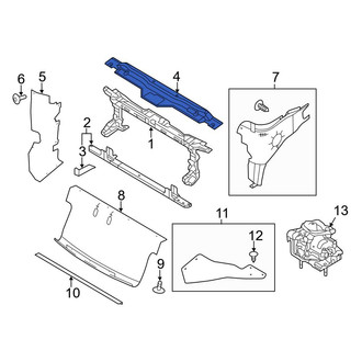 Ford OE - Front Radiator Support Access Cover