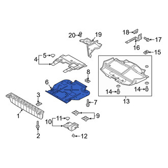 Ford OE - Front Powertrain Skid Plate