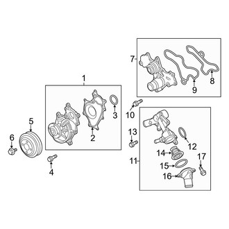 Ford OE - Cooling - Water Pump (3.5L)