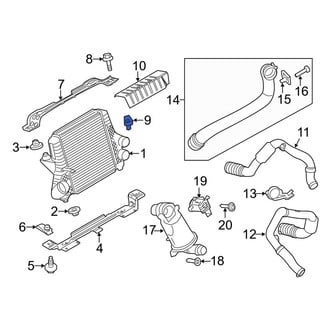 Ford OE - Engine Coolant Reservoir Nut
