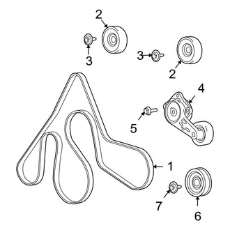 Ford OE - Cooling - Belts & Pulleys (4.6L)