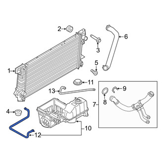 Ford OE - Engine Coolant Overflow Hose