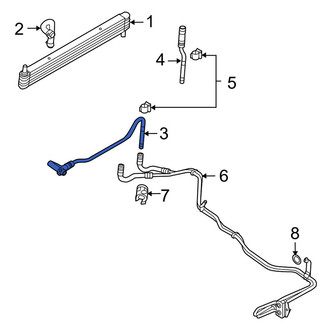 Ford OE - Automatic Transmission Oil Cooler Hose