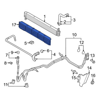 Ford OE - Front Left Radiator Support Air Deflector