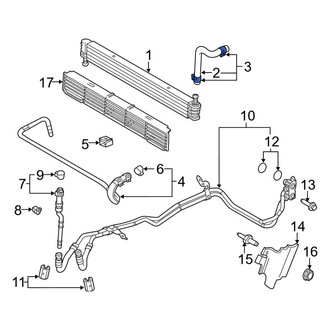 Ford OE - Transmission Oil Cooler Line Clamp