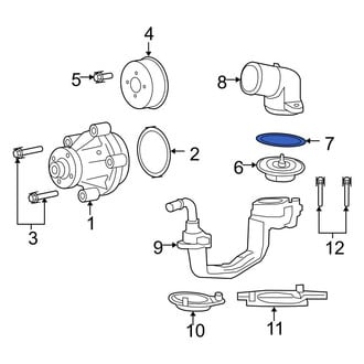 Ford OE - Left Engine Coolant Thermostat Housing Gasket