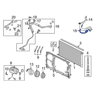 Ford OE - Front A/C Refrigerant Hose