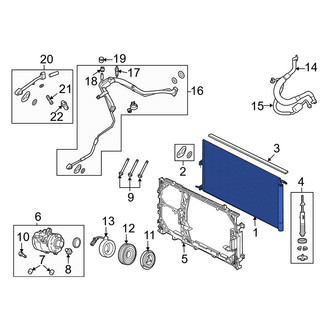 Ford OE - A/C Condenser