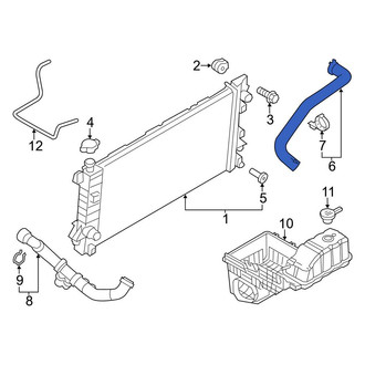 Ford OE - Upper Radiator Coolant Hose