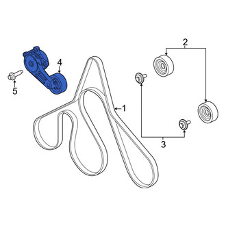 Ford OE - Accessory Drive Belt Tensioner Assembly