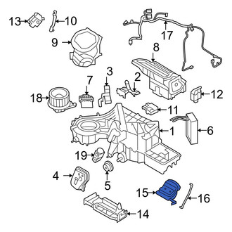 Ford OE - Upper Instrument Panel Air Duct