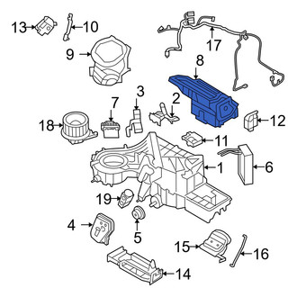 Ford OE - Upper Instrument Panel Air Duct