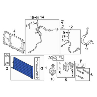 Ford OE - A/C Condenser