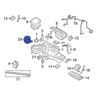 Ford OE - HVAC Blower Motor Assembly