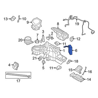 Ford OE - Front HVAC Heater Core