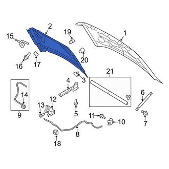Ford OE - Hood Insulation Pad
