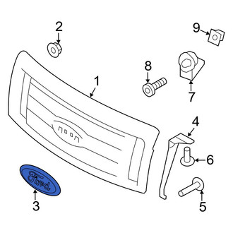 Ford OE - Front Grille Emblem