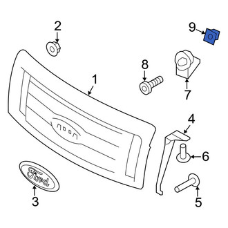 Ford OE - Hood Stop Buffer Nut