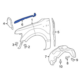 Ford OE - Rear Left Fender Insulator