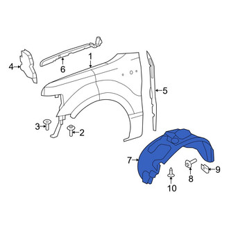 Ford OE - Front Left Fender Splash Shield