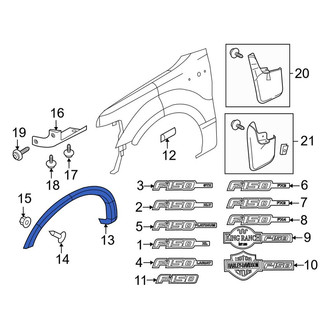 Ford OE - Front Right Fender Flare