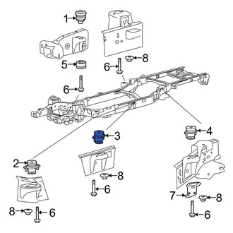 Ford OE - Upper Body Mount Cushion