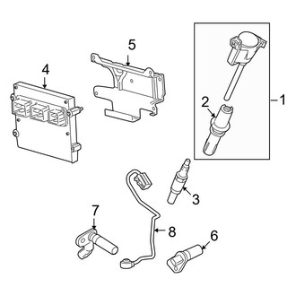 Ford OE - Electrical - Ignition System (FX2 / FX4 / Harley-Davidson Edition / King Ranch / Lariat / Platinum / XL / XLT 5.4L)