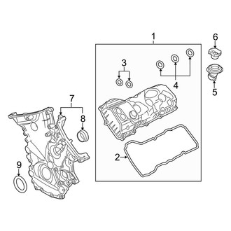 Ford OE - Engine - Valve & Timing Covers (3.5L)