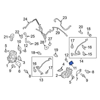 Ford OE - Left Turbocharger Bracket