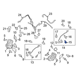 Ford OE - Turbocharger Oil Line Gasket