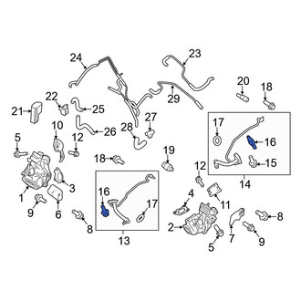 Ford OE - Turbocharger Coolant Line Bolt