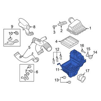 Ford OE - Lower Air Filter Housing