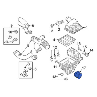 Ford OE - Engine Air Intake Hose