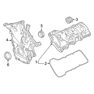 Ford OE - Engine - Valve & Timing Covers (3.7L)
