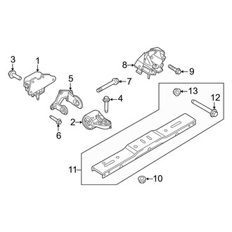 Ford OE - Engine & Transmission Mounting (3.7L)