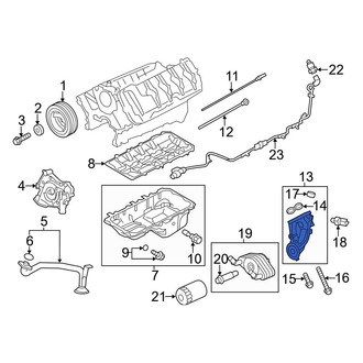 Ford OE - Engine Oil Filter Adapter