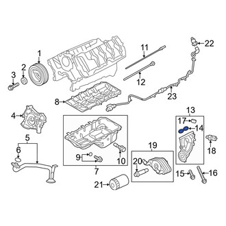 Ford OE - Engine Oil Filter Adapter Gasket