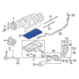 Ford OE - Engine Oil Pan Gasket