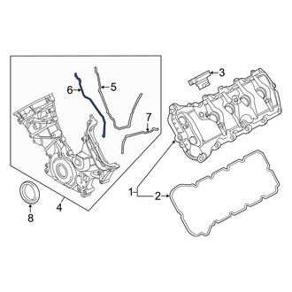 Ford OE - Right Engine Timing Cover Gasket