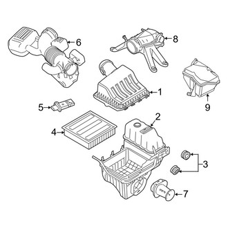 Ford OE - Engine - Air Intake (FX2 / FX4 / Harley-Davidson Edition / King Ranch / Lariat / Platinum / XL / XLT 5.4L)