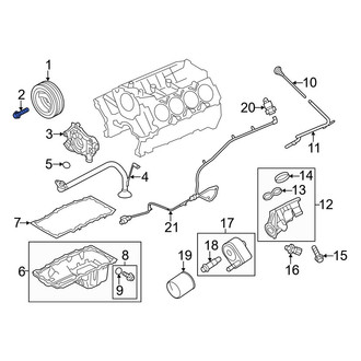 Ford OE - Engine Crankshaft Pulley Bolt