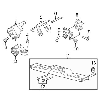 Ford OE - Engine & Transmission Mounting (Harley-Davidson Edition / Lariat / Platinum 6.2L)