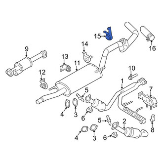 Ford OE - Rear Exhaust Muffler Bracket